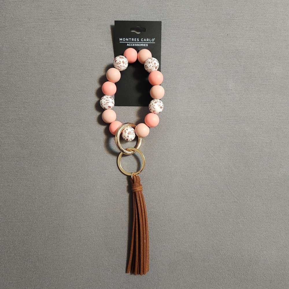 Montres Carlo Accessories Beaded Bracelet Keychain